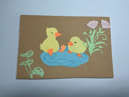Duck flower card set