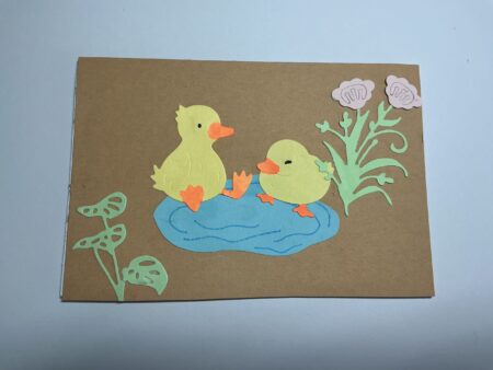 Duck flower card set